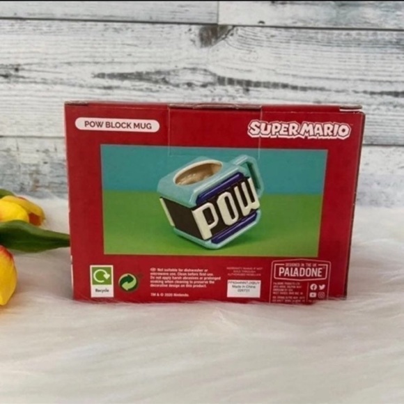 Nintendo Collectible Super Mario POW Block Mug - Picture 4 of 6